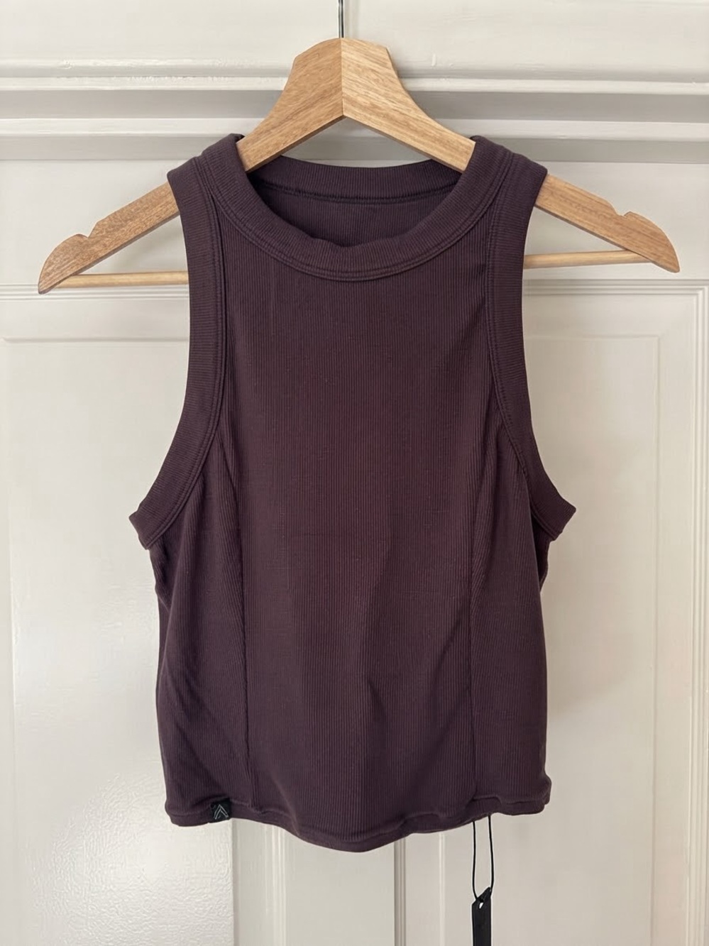 Oner Active Ribbed Tank Top in Deep Brown